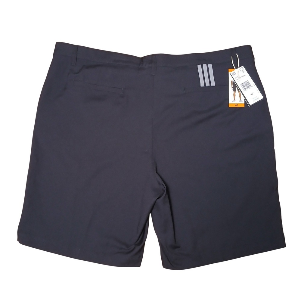Adidas Mens Golf Shorts Black 3-Stripe Performance Size 42 NEW - Picture 4 of 10